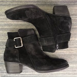 Paul Green  Black SuedeAnkle Shoes sz US 6.5 UK 4